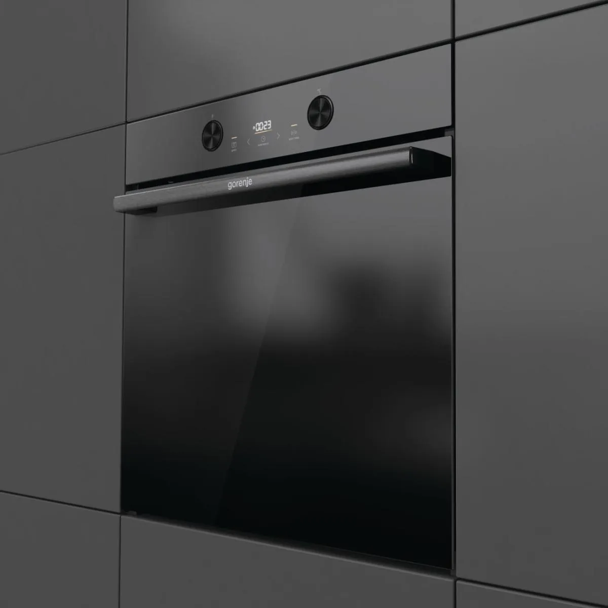 Gorenje תנור בנוי 60 ס''מ עם אפייה בלחות 77 ליטר AirFry גימור Total black תוצרת Gorenje דגם BOS6737E20FBG — תמונה 3