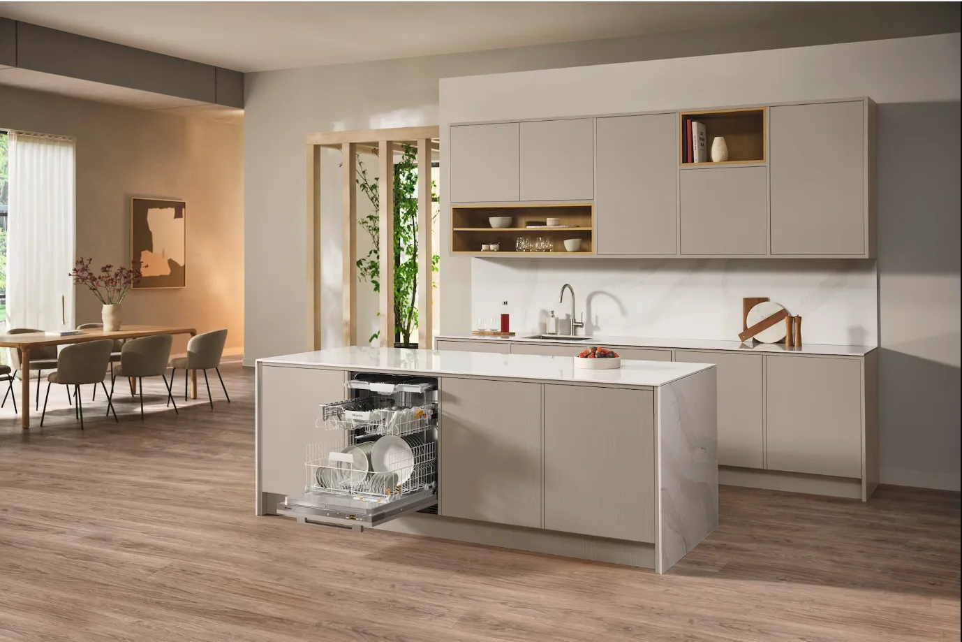 Miele מדיח כלים אינטגרלי מלא 60 ס''מ 6 ליטר פתיחה אוטומטית QuickPowerWash תוצרת Miele דגם G 5863 SCVi Active Plus E Active — תמונה 7