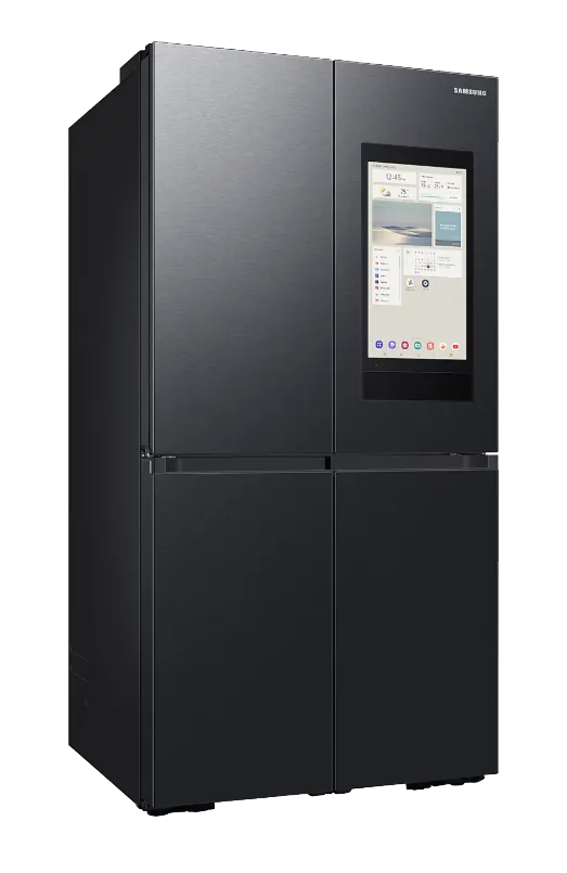 Samsung מקרר חכם 4 דלתות 90 ס"מ 842 ליטר מצב שבת קיוסק פנימי גימור שחור מוברש Family hub תוצרת Samsung דגם RF87DG9817B1 — תמונה 2