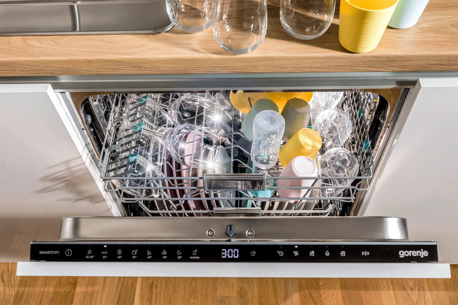 Gorenje מדיח כלים אינטגרלי מלא 60 ס"מ Inverter פתיחה אוטומטית 16 מערכות כלים SmartDosing תוצרת Gorenje דגם GV693C60UVAD — תמונה 16