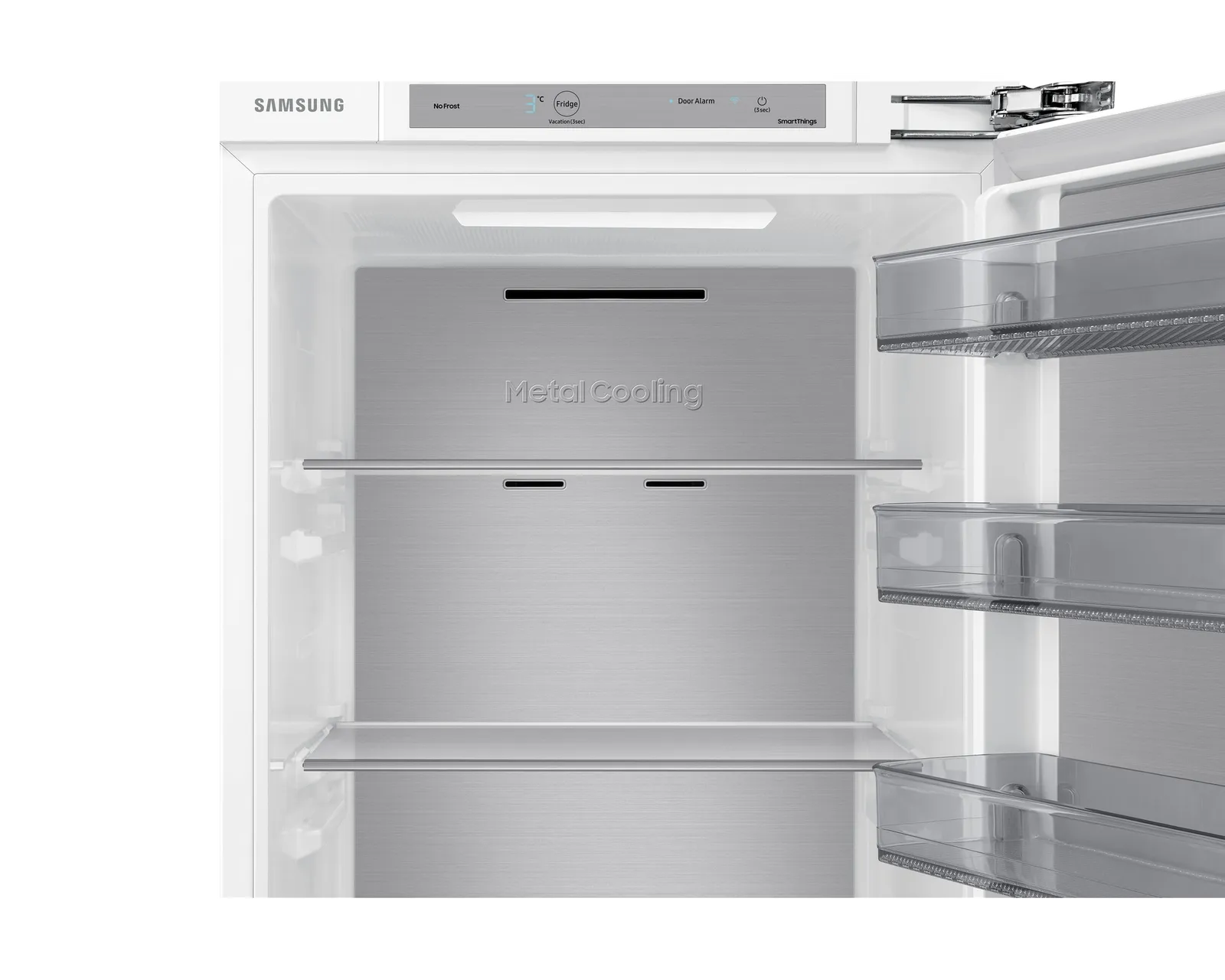 Samsung מקרר אינטגרלי 60 ס"מ ללא מקפיא Digital Inverter מצב שבת NO FROST תוצרת Samsung דגם BRR297235WW — תמונה 2