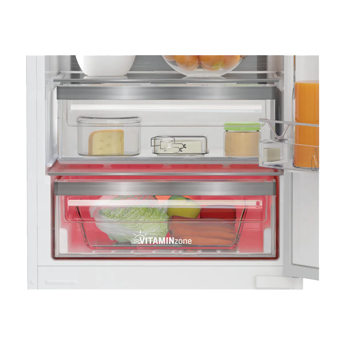 Grundig מקרר אינטגרלי מקפיא תחתון 60 ס"מ 254 ליטר מנוע אינוורטר No-Frost מלא מבית GRUNDIG דגם GKNI25740N — תמונה 6