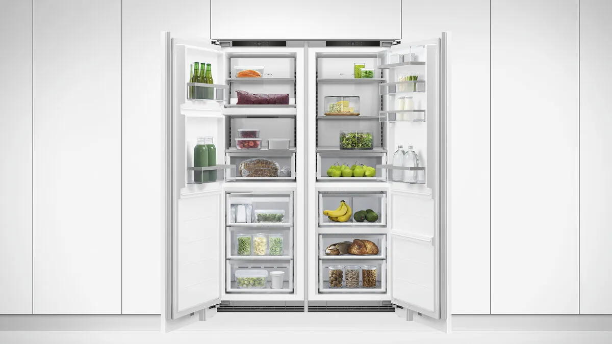 Fisher & Paykel מקרר אינטגרלי מקפיא תחתון 60 ס"מ Mini Column סדרה 9 בר מים וקרח פנימי תוצרת FISHER&PAYKEL דגם RS6019BRU1 — תמונה 8