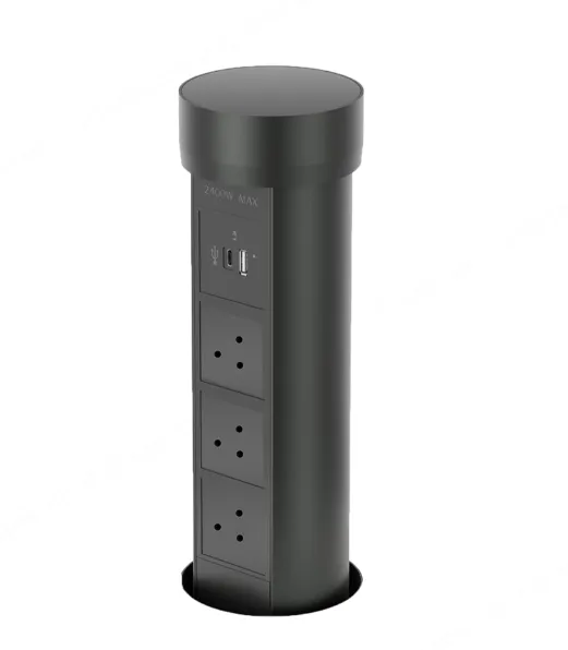 POINTPOD מתקן שקעים חשמלי בחיפוי שיש אינטגרלי מבית POINT POD דגם POINTPOD MULTI — תמונה 12