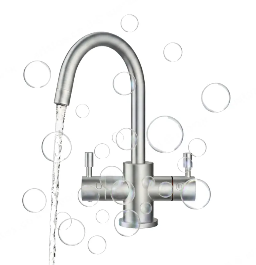 EVERPURE מערכת טיהור מים תת-כיורית ברז חם קר וסודה אוורפיור המקורי דגם EVERPURE BEVCO TRIO — תמונה 14