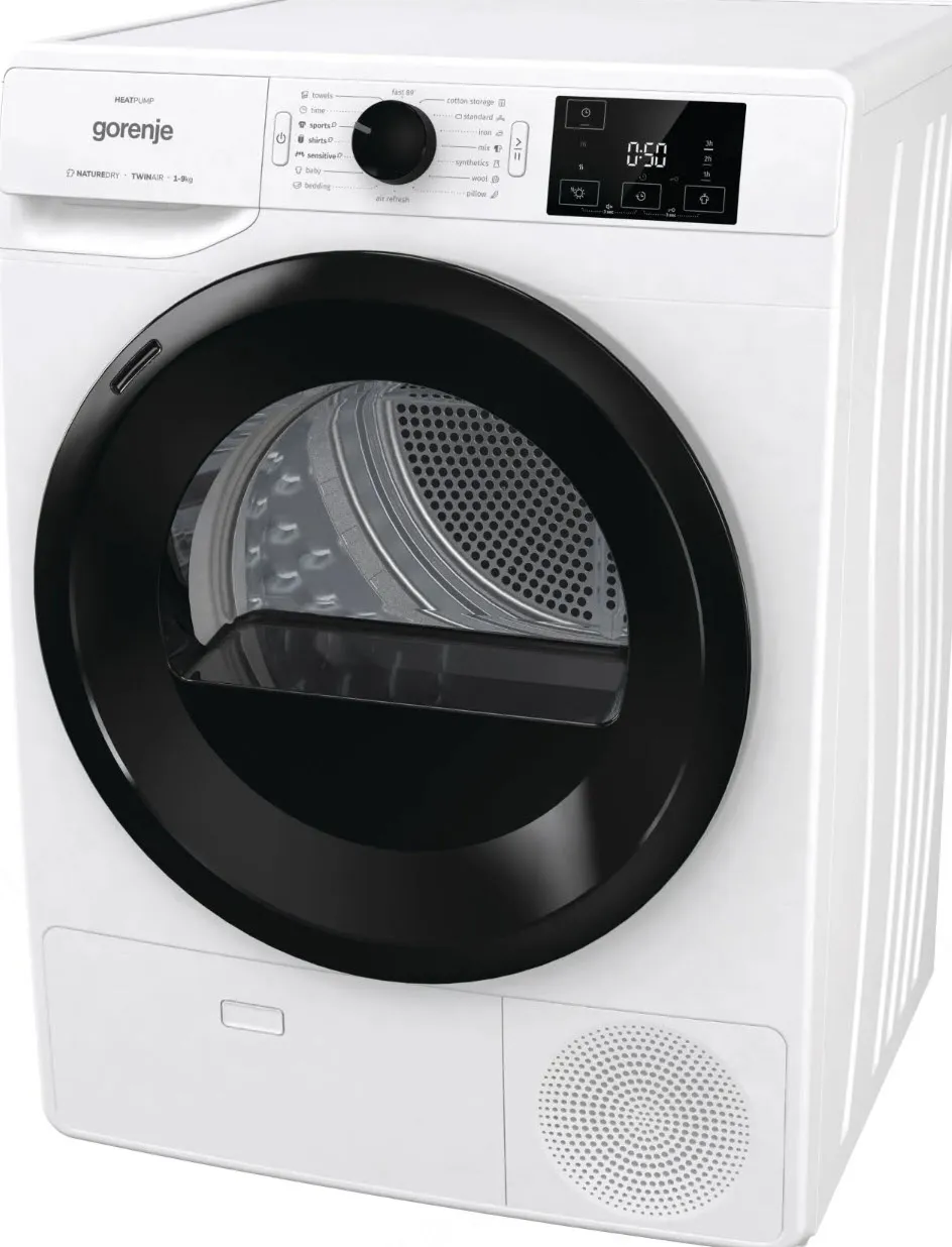 Gorenje מייבש כביסה קונדנסור 9 ק"ג עם משאבת חום תוצרת Gorenje דגם DNE92/GN — תמונה 3