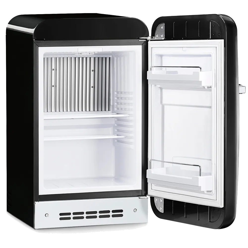 SMEG מקרר מיני משרדי רטרו צבע שחור מסדרת 50'Retro Style תוצרת SMEG דגם FAB5 — תמונה 3