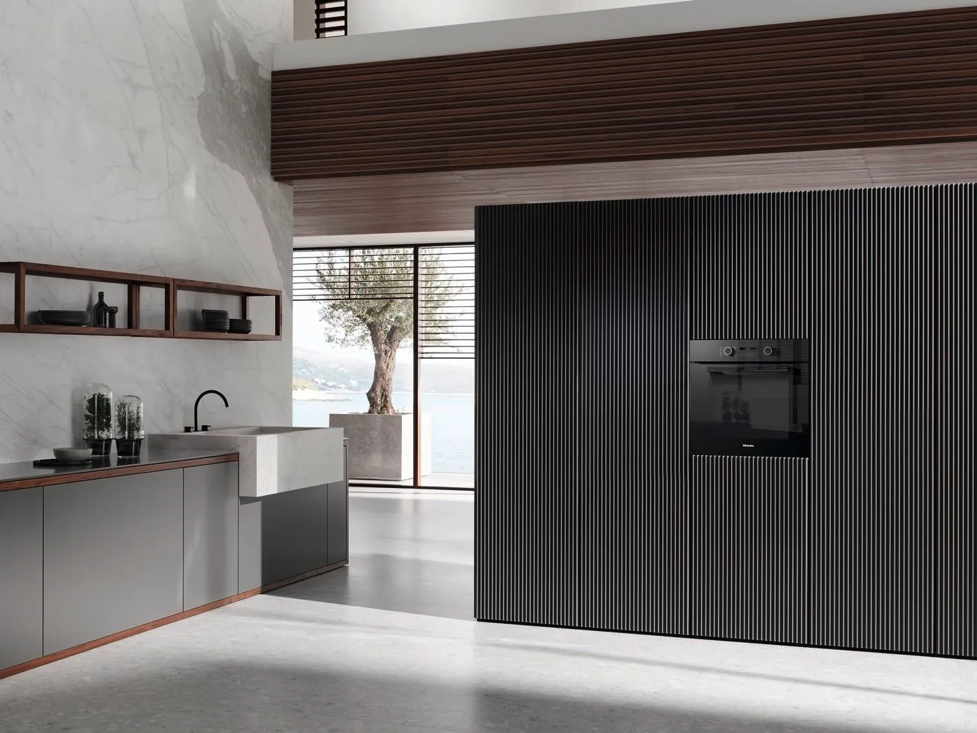 Miele תנור בנוי 60 ס"מ חיבור WI-FI טיגון באוויר חם AIR FRY גימור שחור מלא תוצרת Miele דגם H 2861 B BLACK AIR FRY — תמונה 3
