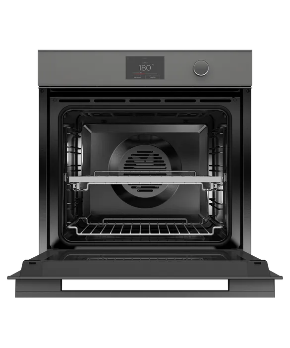 Fisher & Paykel תנור בנוי פירוליטי 60 ס"מ AirFry צג TFT גימור אפור סדרה 9 תוצרת FISHER&PAYKEL דגם OB60SMPTDG1 — תמונה 2