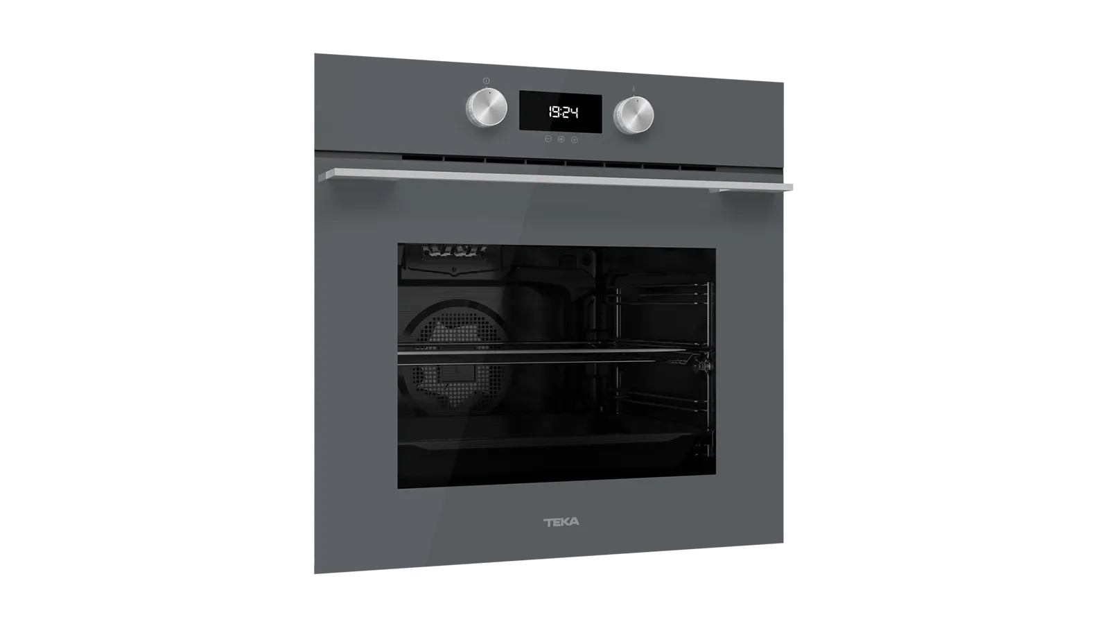Teka תנור בנוי 60 ס"מ זכוכית אפורה ניקוי באדים Teka Urban דגם HLB8400 G — תמונה 2