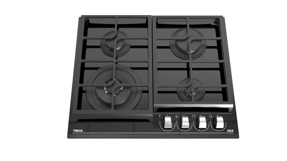 Teka כיריים גז 60 ס"מ זכוכית שחורה תוצרת TEKA דגם GZC 64320 — תמונה 3