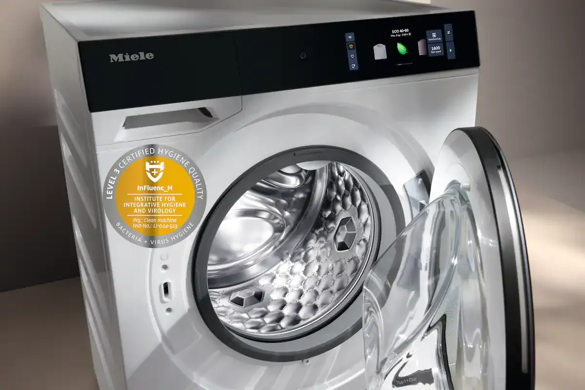 מכונת כביסה פתח חזית 9 ק''ג 1600 סל"ד תוף InfinityCare תוצרת MIELE דגם WQ 1000 WPS Nova Edition