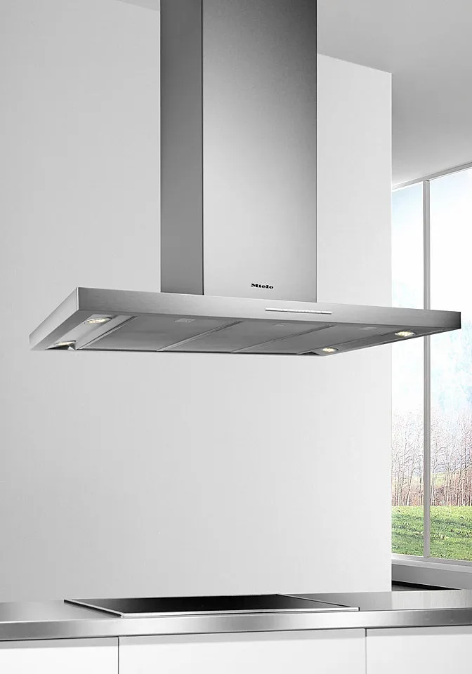 Miele קולט אדים ארובה 90 ס"מ לאי מנירוסטה MIELE PUR98D — תמונה 2