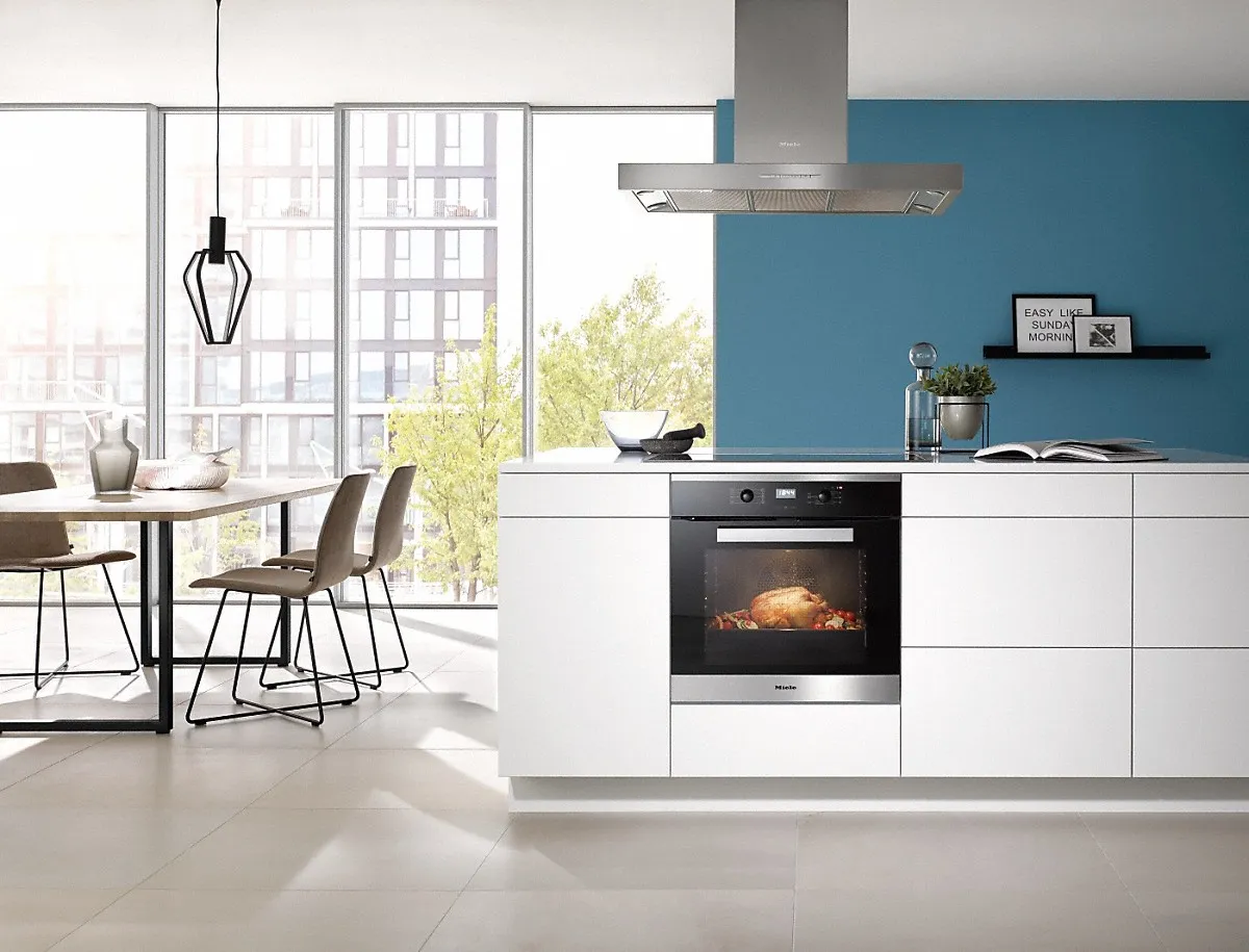 Miele קולט אדים ארובה 90 ס"מ לאי מנירוסטה MIELE PUR98D — תמונה 3