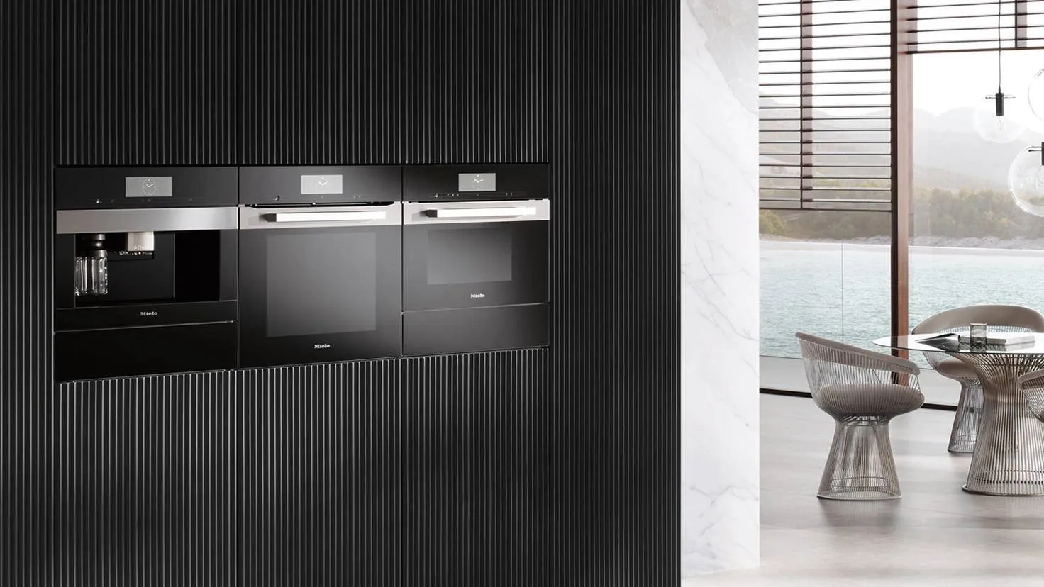 Miele תנור שף משולב מיקרו 45 ס"מ PureLine M-Touch תוצרת Miele דגם H 7840 BM clst — תמונה 6