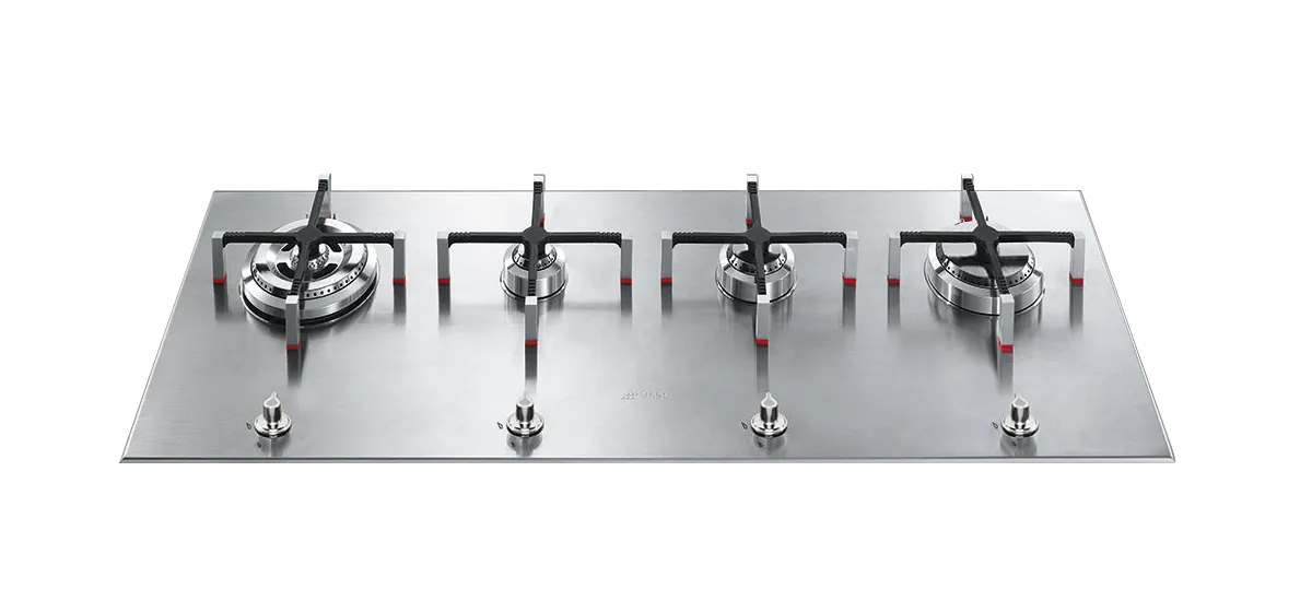 SMEG כיריים גז 100 ס"מ, נירוסטה,מסדרת Linea תוצרת SMEG דגם PX1402 — תמונה 2