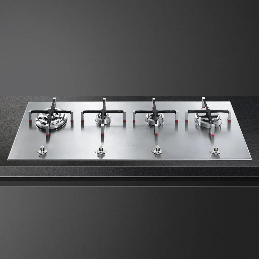 SMEG כיריים גז 100 ס"מ, נירוסטה,מסדרת Linea תוצרת SMEG דגם PX1402 — תמונה 5
