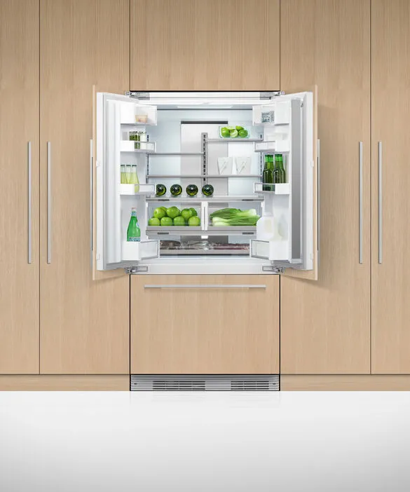 Fisher & Paykel מקרר אינטגרלי מקפיא תחתון 3 דלתות 90 ס"מ סדרה 7 יצרן קרח תוצרת FISHER&PAYKEL דגם RS90AU3 — תמונה 7
