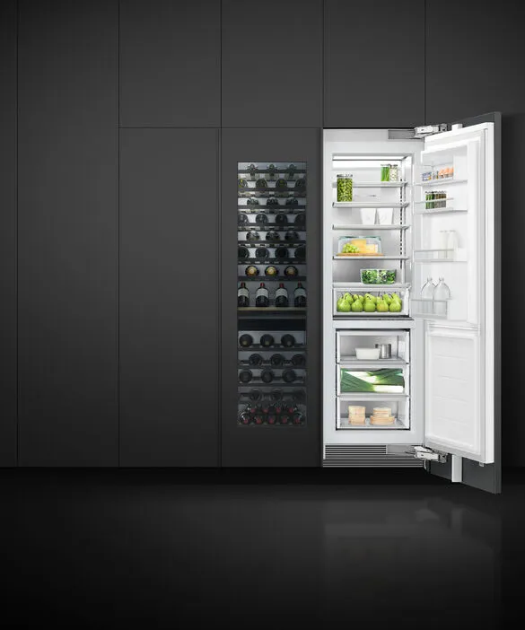 Fisher & Paykel מקפיא אינטגרלי 61 ס"מ Column סדרה 11 יצרן קרח פנימי ציר שמאל תוצרת FISHER&PAYKEL דגם RS6121FLJK2 — תמונה 17
