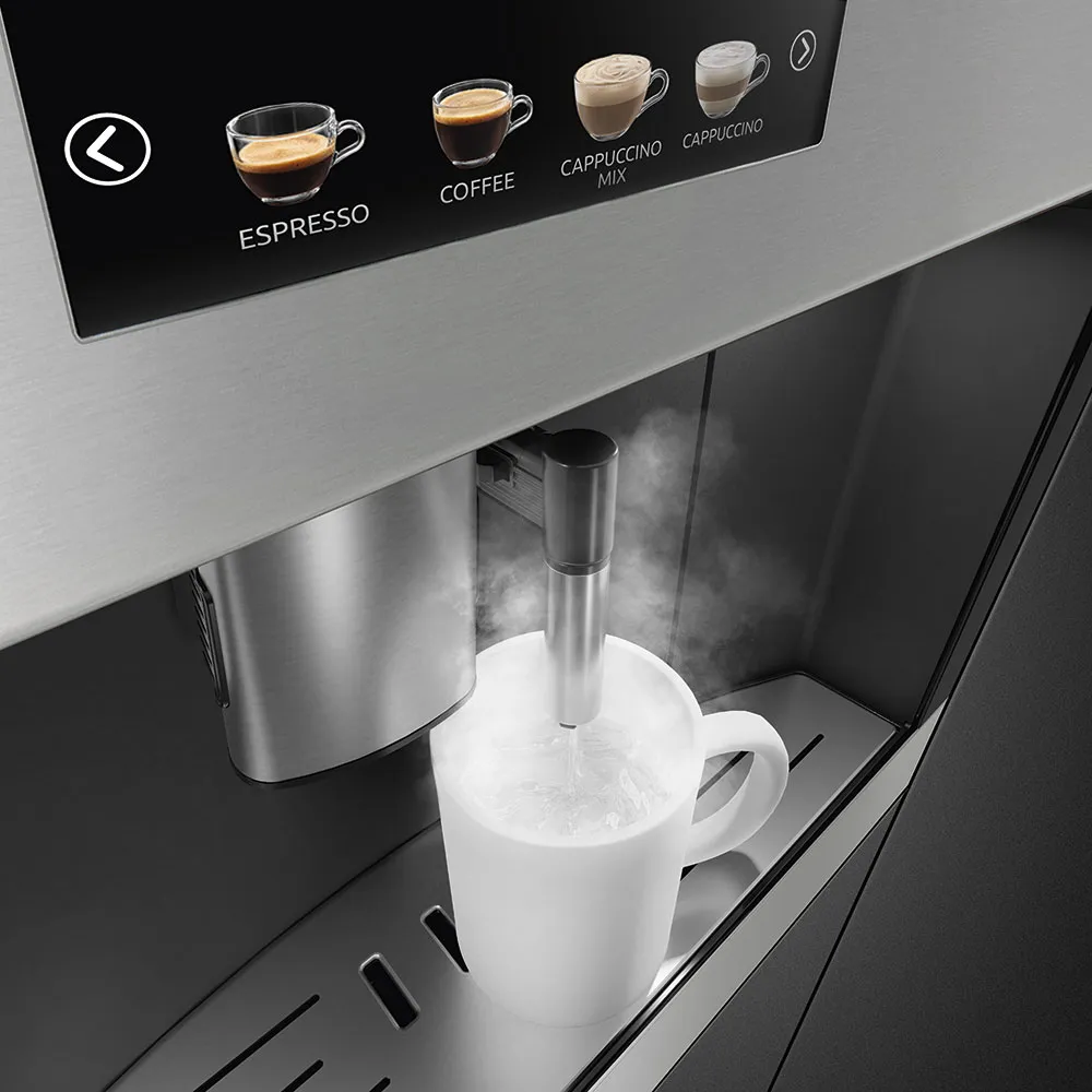 SMEG מכונת קפה בנויה 45 ס"מ נירוסטה מוברשת מסדרת Classic תוצרת SMEG דגם CMS4303X — תמונה 5