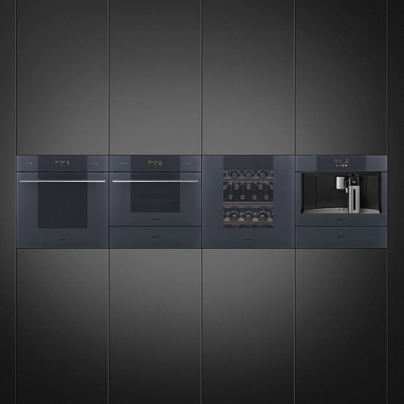SMEG תנור בנוי 60 ס"מ AirFry טכנולוגיית Galileo גימור אפור מוברש Neptune Grey סדרת LINEA תוצרת SMEG דגם SO6102TG — תמונה 18