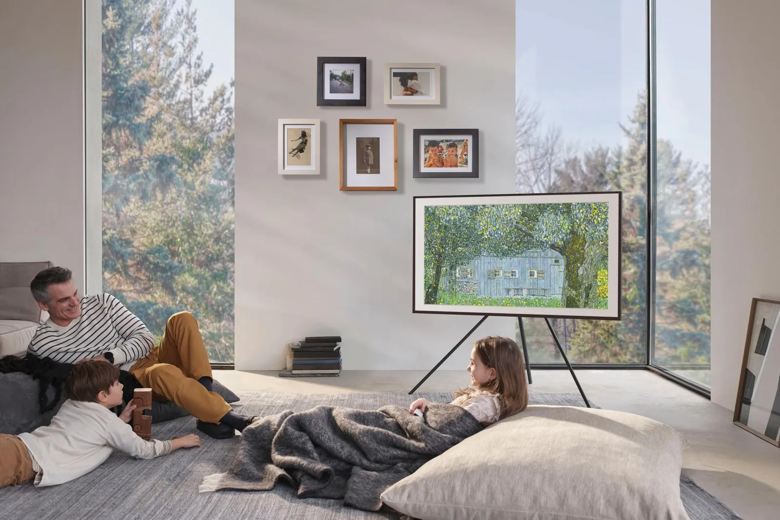 Samsung טלוויזיה QLED The Frame ''43 Supreme UHD Dimming 4K מסגרת ניתנת להתאמה תוצרת Samsung דגם QE43LS03B — תמונה 5