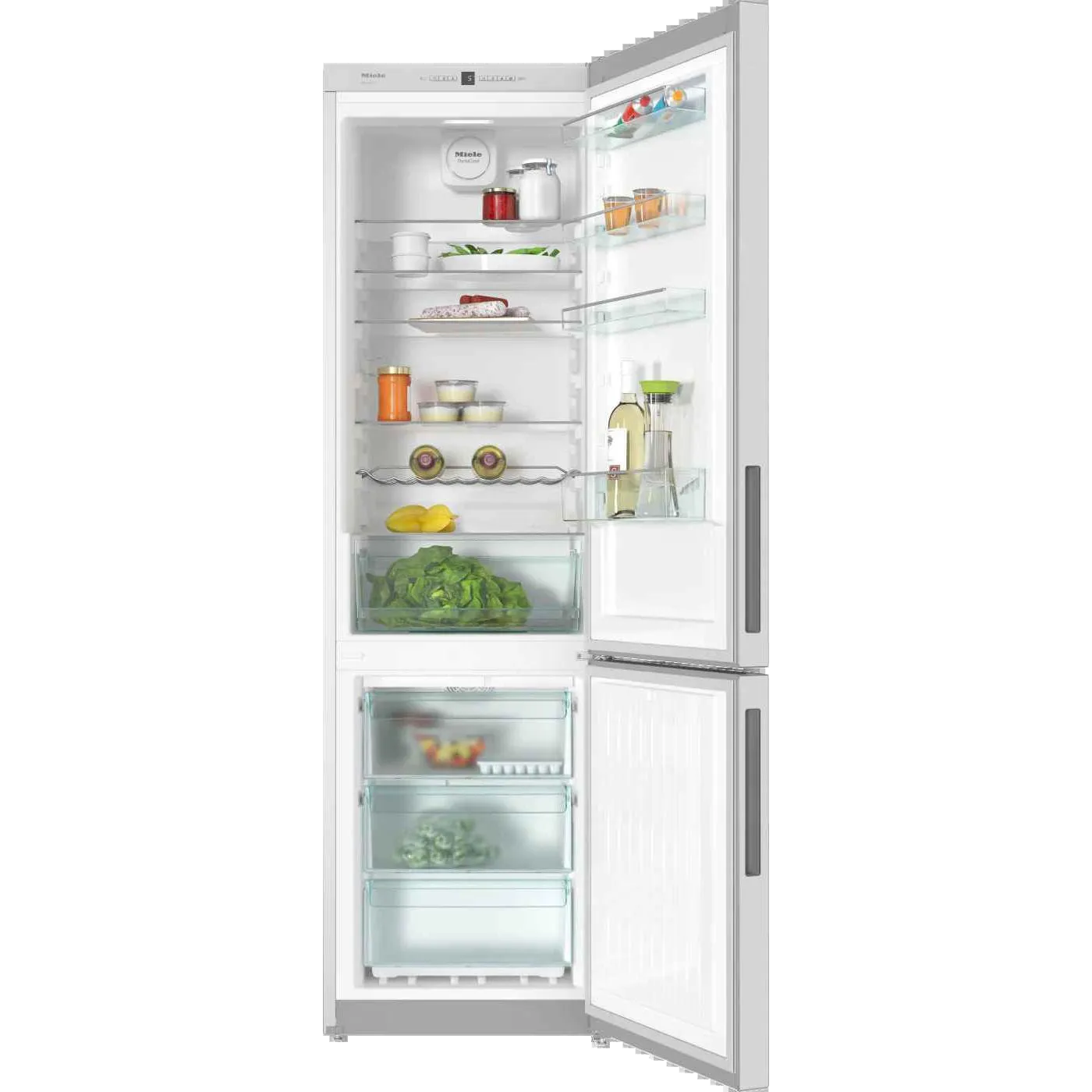 Miele מקרר מקפיא תחתון 60 ס"מ 2 מטר גובה קו ארון נירוסטה מוברשת תוצרת Miele דגם KFN 29162 D — תמונה 2