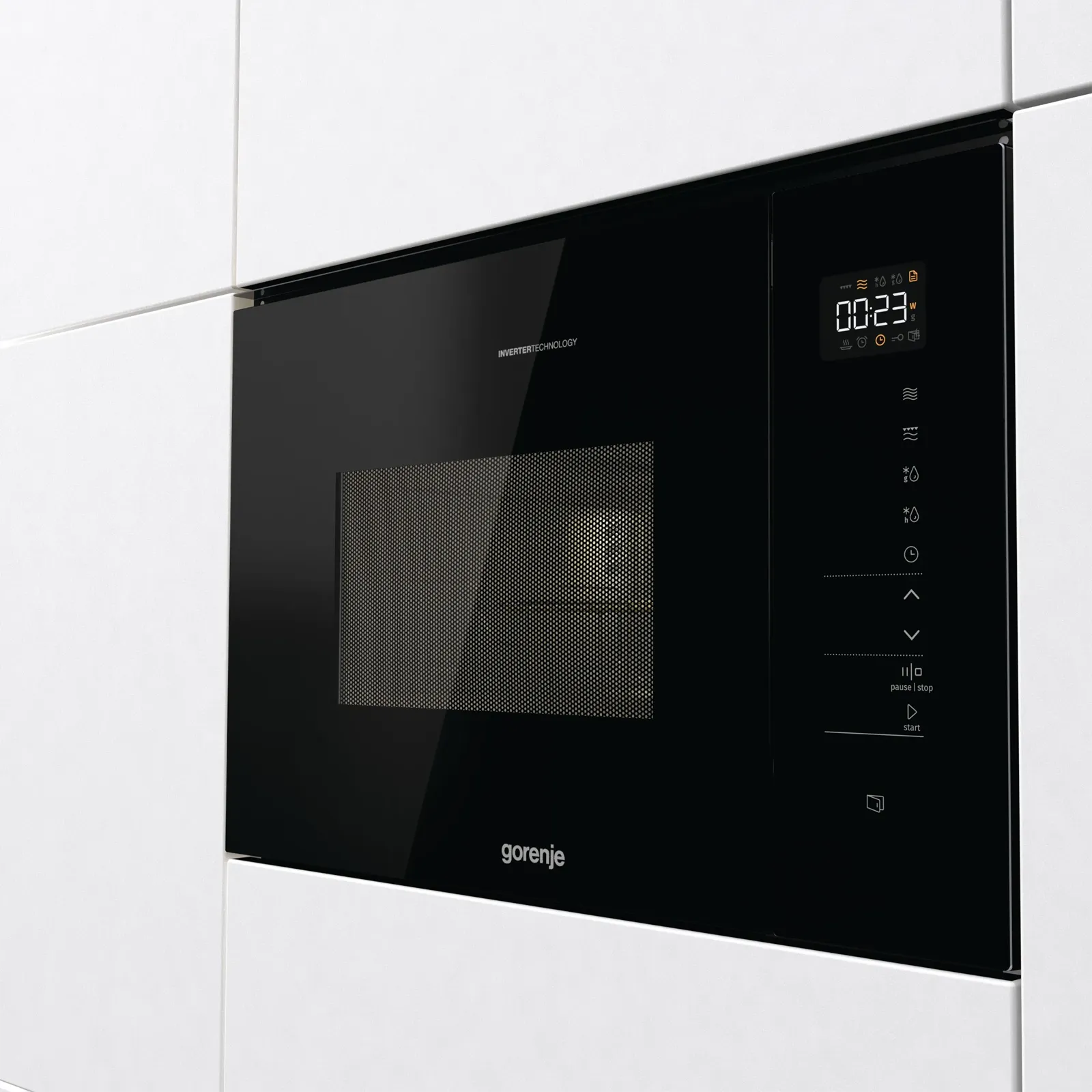 Gorenje מיקרוגל בנוי משולב גריל 38 ס"מ 25 ליטר גימור Total black תוצרת Gorenje דגם BMI251SG3BG — תמונה 4