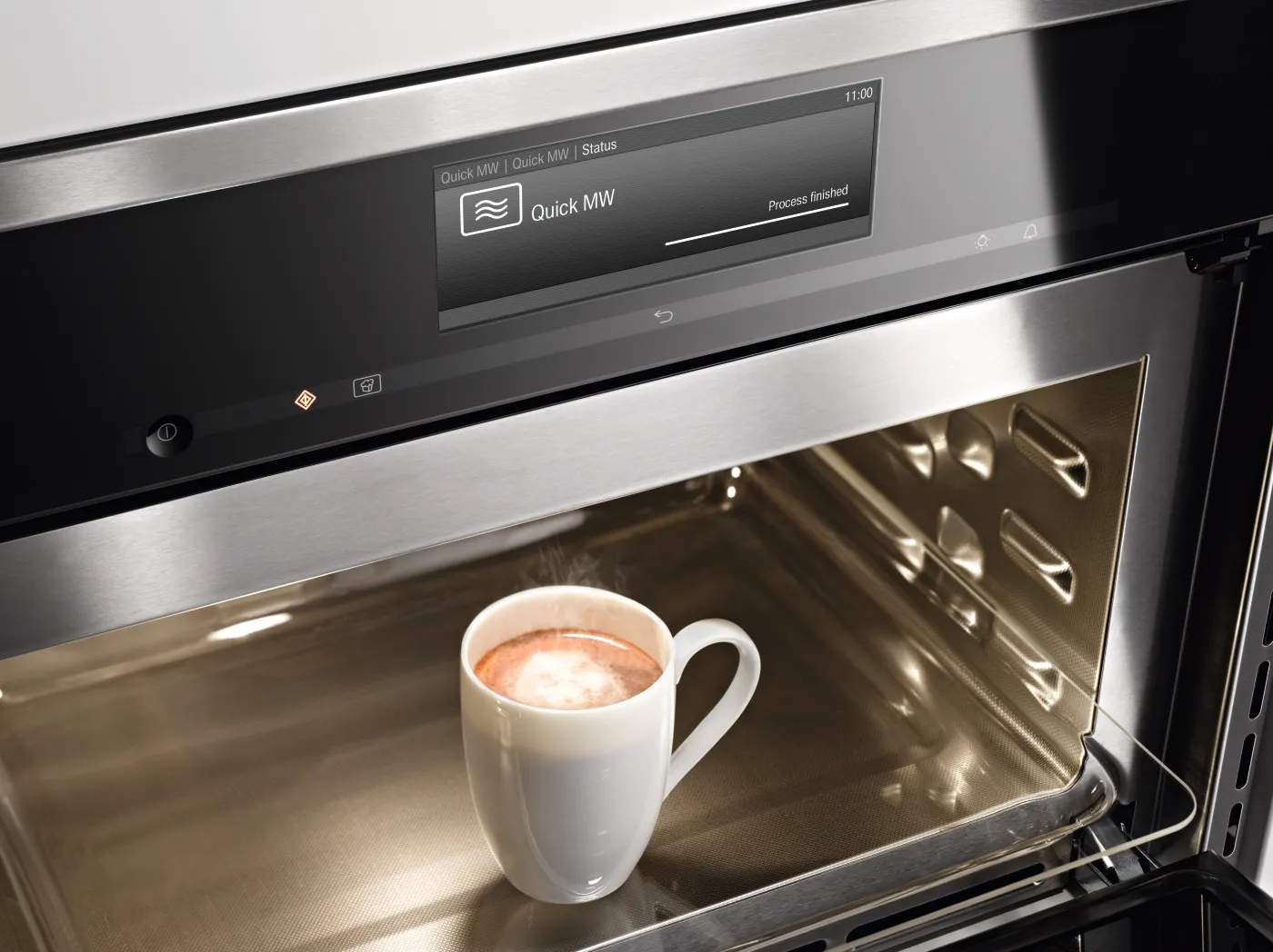 Miele תנור שף משולב מיקרוגל 45 ס"מ MIELE דגם H6800BMX black — תמונה 5