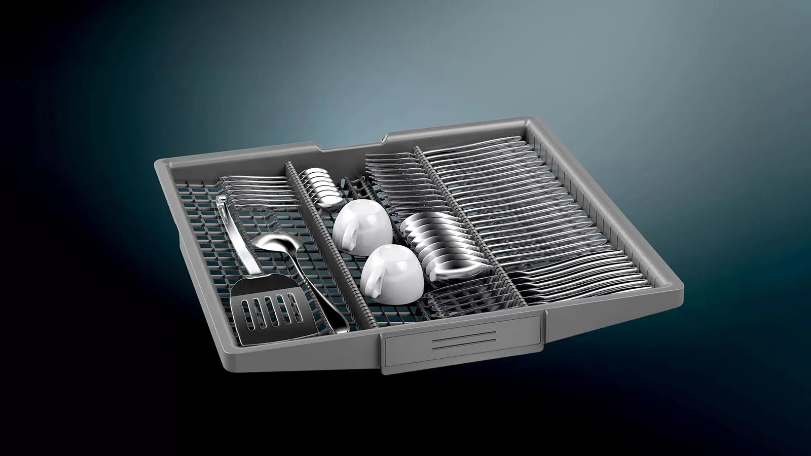 Siemens מדיח כלים עצמאי 60 ס"מ כסוף פתיחה אוטומטית תוצרת Siemens דגם SN23EI26CE — תמונה 5
