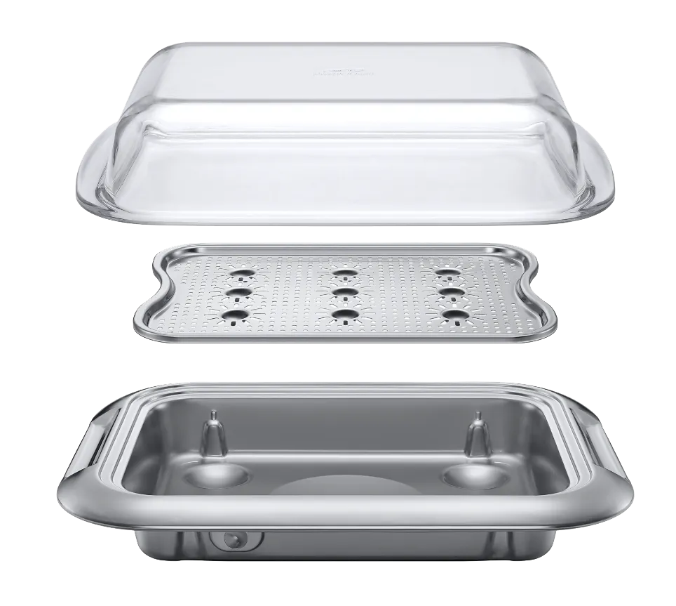 Samsung תנור אידוי Dual cook Full steam פירוליטי 60 ס"מ AIRFRY בעיצוב יוקרתי עם מצלמת AI פתיחה חשמלית ללא ידית תוצרת Samsung דגם NV7B7997AAK  — תמונה 19