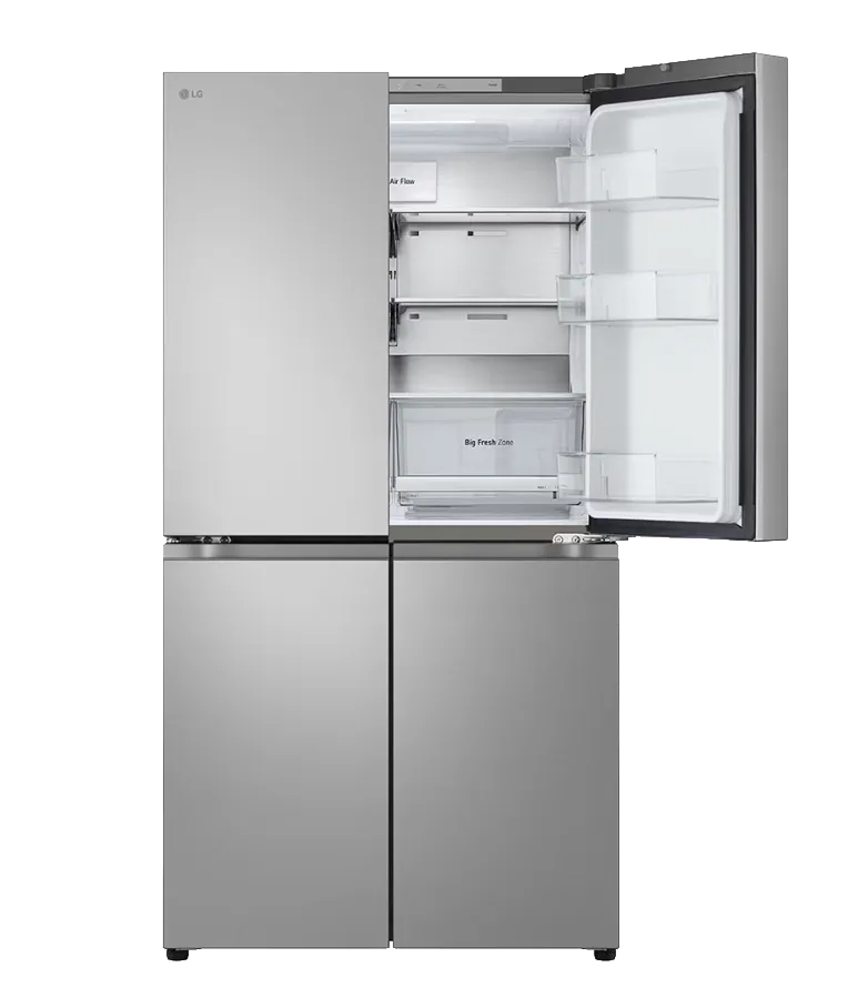 LG מקרר 4 דלתות 90 ס"מ 665 ליטר מנוע Inverter נירוסטה מוברשת מבית LG דגם GR-728S — תמונה 13