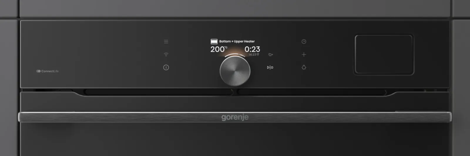 Gorenje תנור בנוי 60 ס"מ בישול באדים FullSteam מצב שבת AirFry שחור מלא סדרה G800 תוצרת Gorenje דגם BFS6148B — תמונה 7
