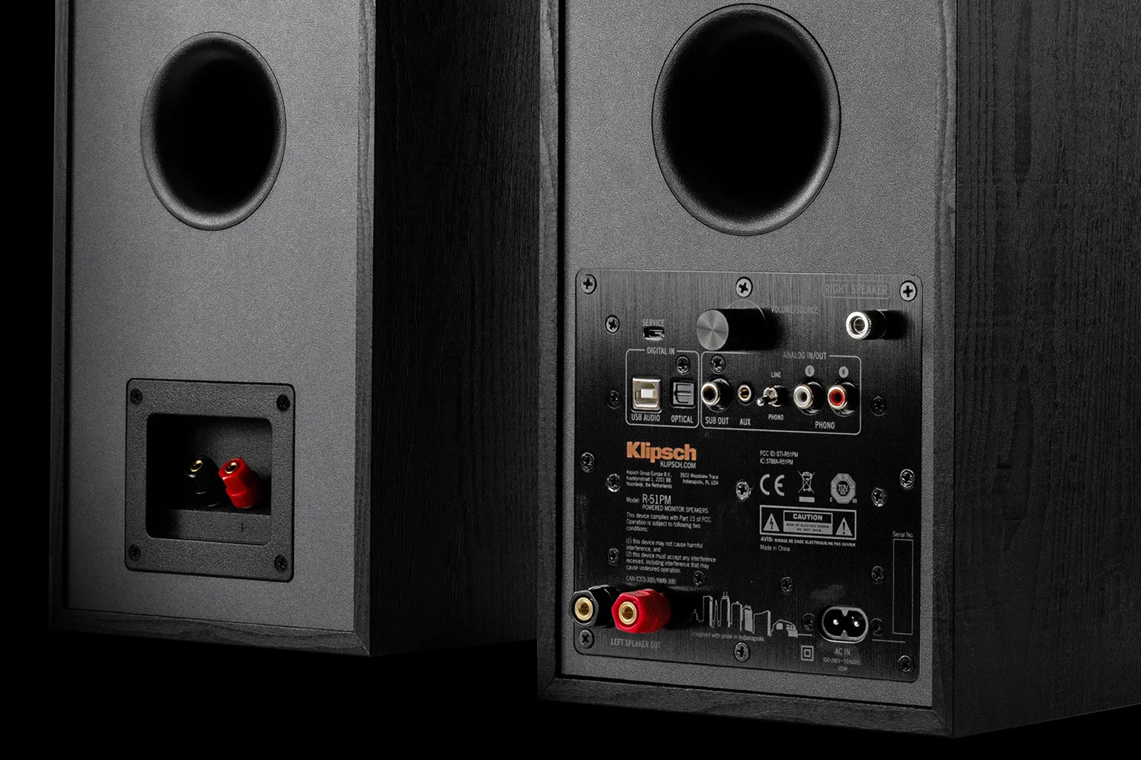 KLIPSCH זוג רמקולים מדפיים מבית KLIPSCH דגם R51M — תמונה 2