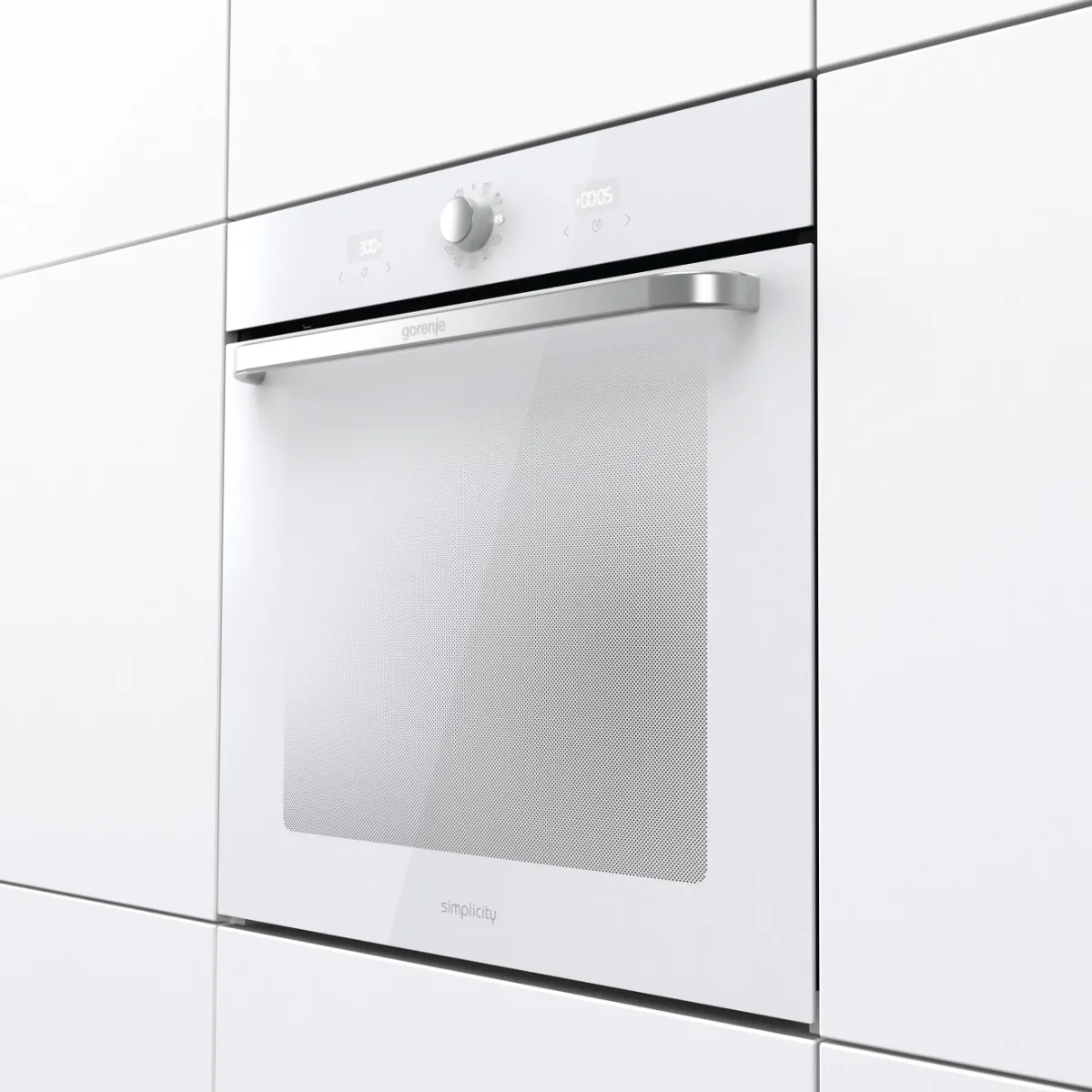Gorenje תנור בנוי 60 ס''מ אפייה בלחות ExtraSteam ו-AirFry גימור לבן סדרת Simplicity תוצרת Gorenje דגם BOS6737SYW — תמונה 2