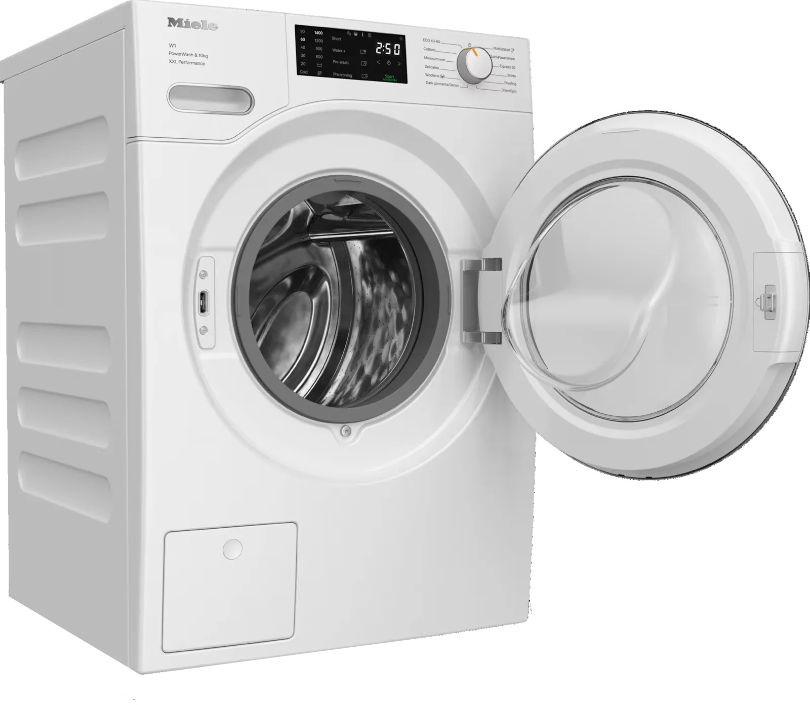 Miele מכונת כביסה פתח חזית 10 ק"ג 1400 סל"ד QuickPowerWash תוצרת Miele דגם WWK 360 WCS — תמונה 2