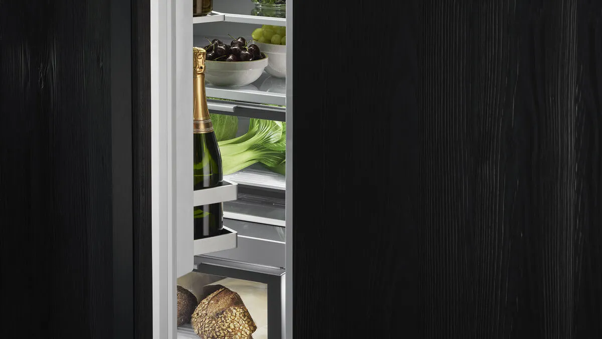 Fisher & Paykel מקרר אינטגרלי מקפיא תחתון 91 ס"מ Column סדרה 11 יצרן מים וקרח פנימי ציר ימין תוצרת FISHER&PAYKEL דגם RS9121WRUVE1 — תמונה 17