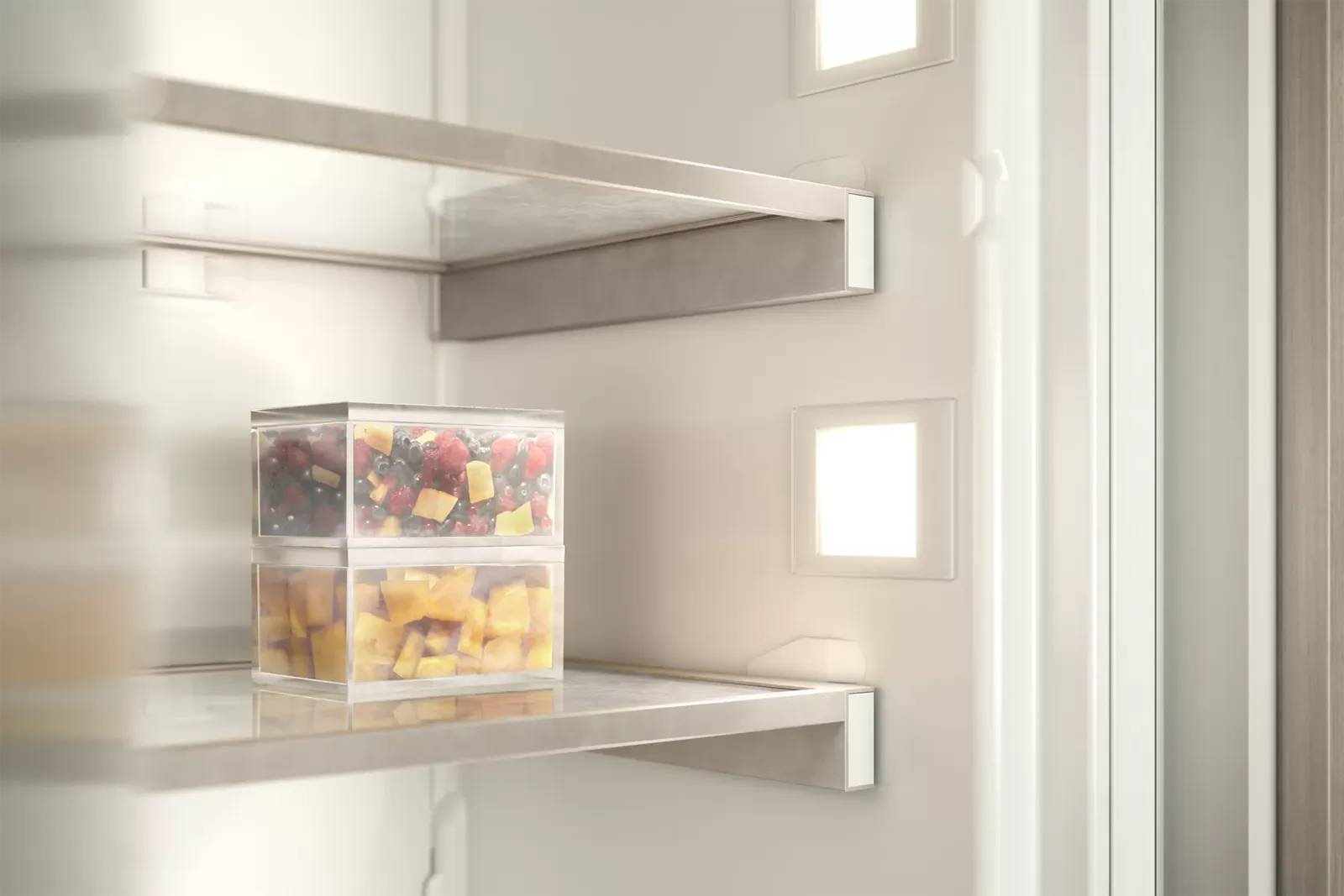 GAGGENAU מקפיא אינטגרלי 60 ס"מ דלת Push-to-open  טריקה שקטה NO-FROST תוצרת GAGGENAU דגם RF287370 — תמונה 3