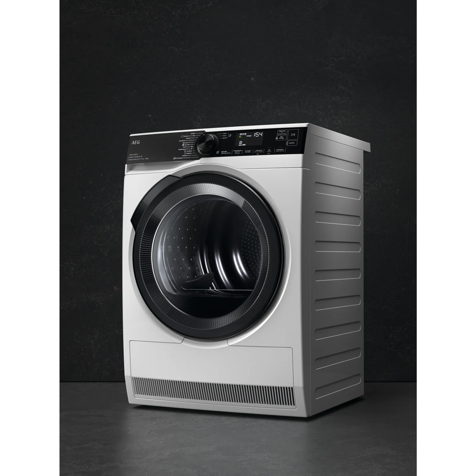 AEG מייבש כביסה 9 ק"ג ABSOLUTECARE HEAT PUMP מנוע OKOInverter סדרה 9000 תוצרת AEG דגם T9396OBCM — תמונה 2