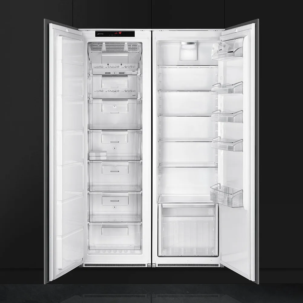 SMEG מקפיא 7 מגירות NO FROST תוצרת SMEG דגם S7220FNDP — תמונה 2
