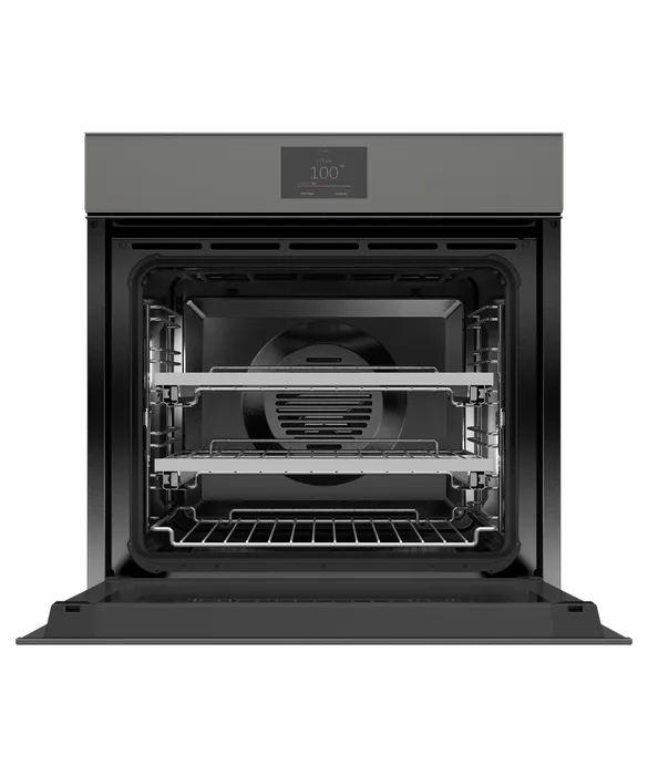 Fisher & Paykel תנוי בנוי 60 ס"מ משולב סטימר לאידוי פתיחה וסגירה חשמלית צג TFT גימור אפור סדרה 11 תוצרת FISHER&PAYKEL דגם OS60SMTNG1 — תמונה 2