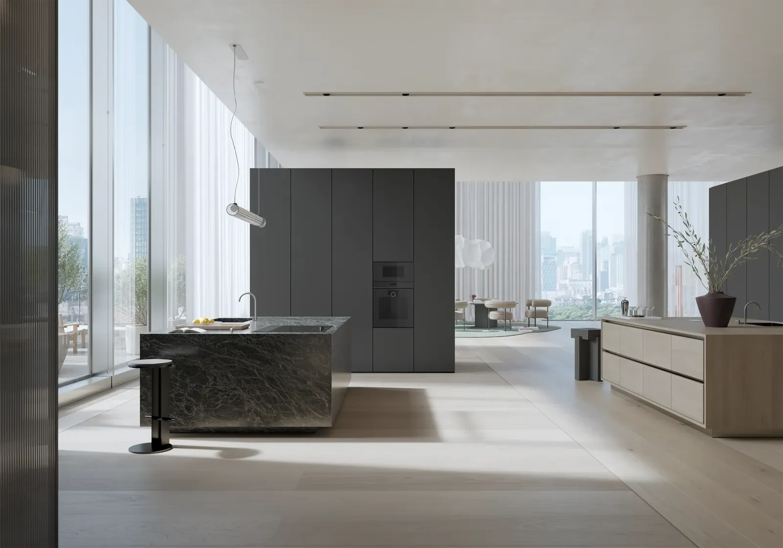 GAGGENAU מיקרוגל בנוי משולב גריל 38 ס"מ דלת צד פתיחה שמאלה גימור Onyx סדרת Minimalistic תוצרת GAGGENAU דגם GM221100 — תמונה 5