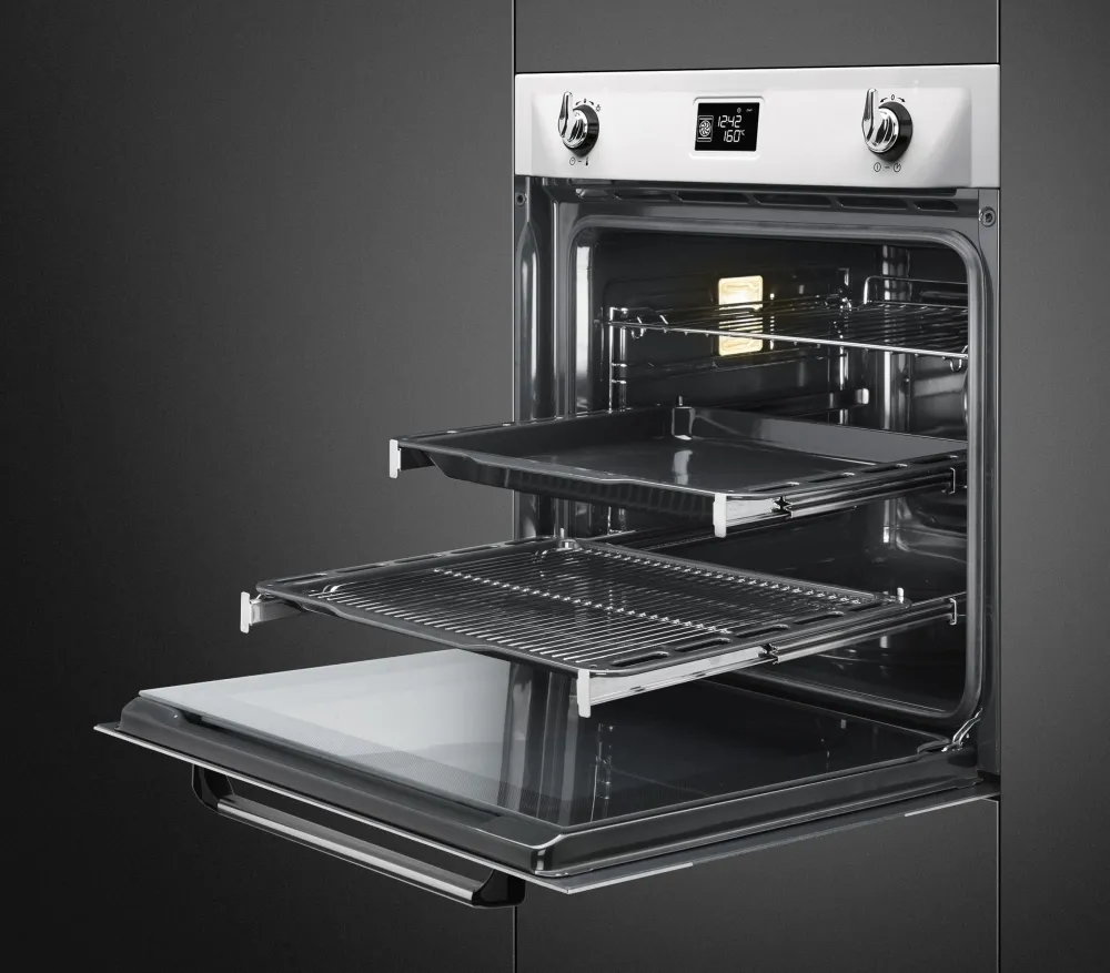 SMEG תנור פיצה מקצועי בנוי 60 ס"מ נירוסטה סדרת Victoria תוצרת SMEG דגם SF6922XPZE1 — תמונה 2
