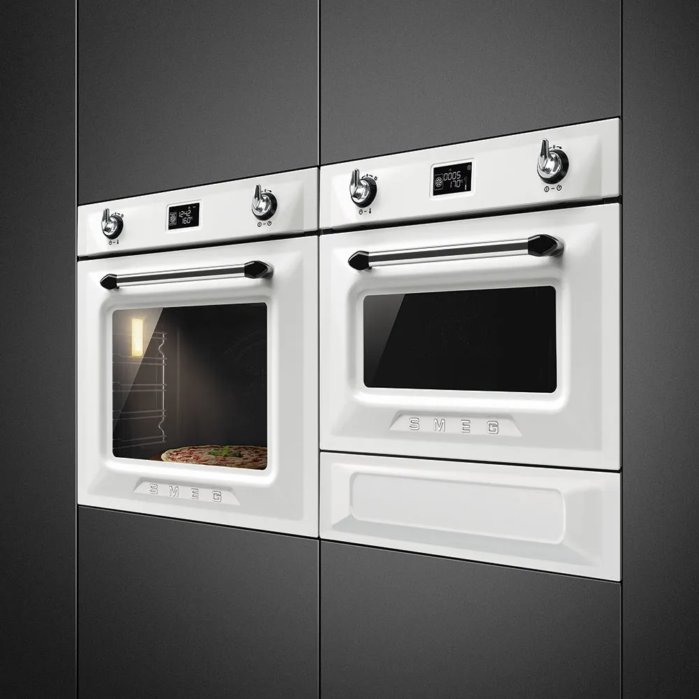 SMEG תנור פיצה מקצועי בנוי 60 ס"מ לבן סדרת Victoria תוצרת SMEG דגם SF6922BPZE1 — תמונה 2