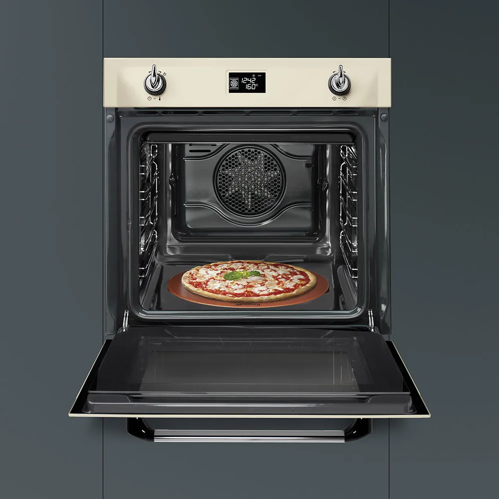 SMEG תנור פיצה מקצועי בנוי 60 ס"מ שמנת מסדרת Victoria תוצרת SMEG דגם SF6922PPZ — תמונה 2