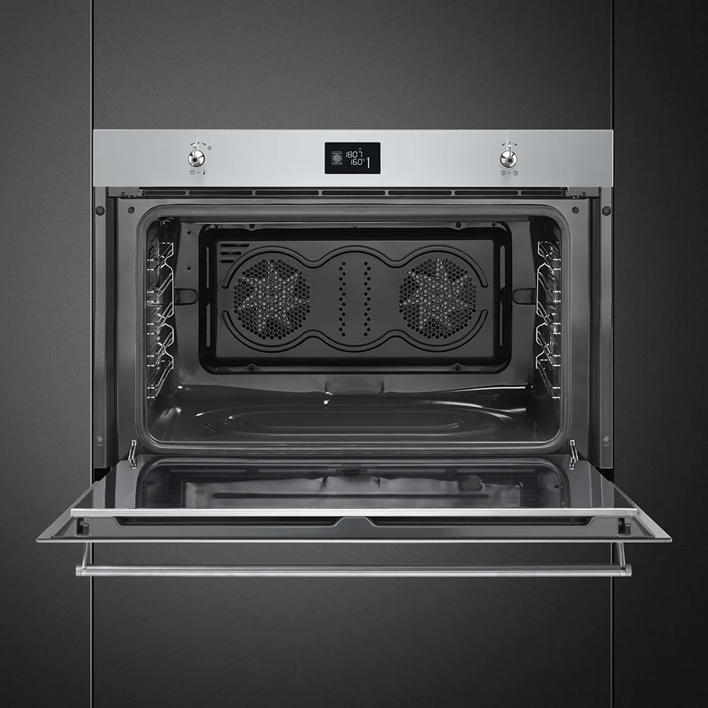 SMEG תנור 90 ס"מ בנוי מסדרת הClassic תוצרת SMEG דגם SF9390X1 — תמונה 2