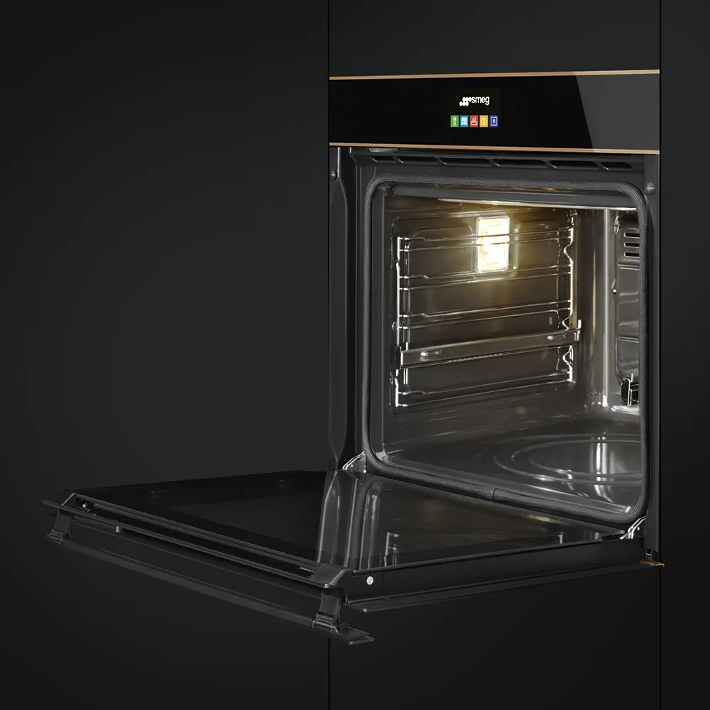 SMEG תנור פירוליטי 60 ס"מ ידית נשלפת מסדרת Dolce Stil Novo תוצרת SMEG דגם SFP6604PNRE — תמונה 9