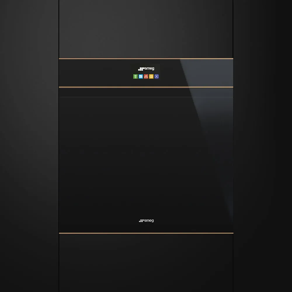 SMEG תנור פירוליטי 60 ס"מ ידית נשלפת מסדרת Dolce Stil Novo תוצרת SMEG דגם SFP6604PNRE — תמונה 2