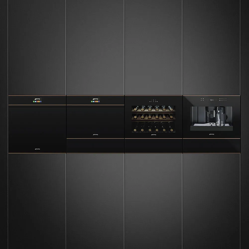 SMEG תנור פירוליטי 60 ס"מ ידית נשלפת מסדרת Dolce Stil Novo תוצרת SMEG דגם SFP6604PNRE — תמונה 3