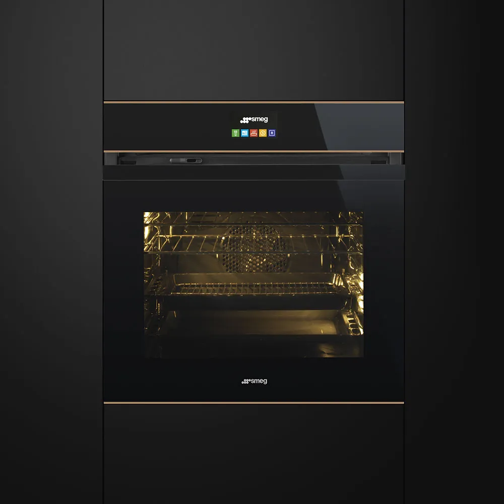SMEG תנור פירוליטי 60 ס"מ ידית נשלפת מסדרת Dolce Stil Novo תוצרת SMEG דגם SFP6604PNRE — תמונה 4